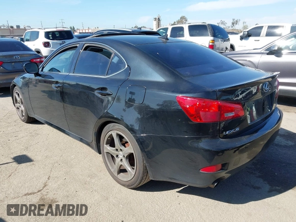 2007 Lexus IS 250 with VIN JTHBK262672056822, listed as a IAAI auction lot 42014362 with 125,375 mi miles and . Bid and sale history available at DreamBid. Image 3.