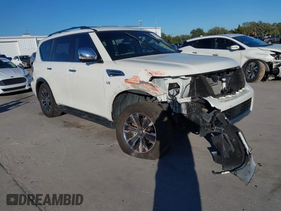 2020 Nissan Armada SL with VIN JN8AY2ND0L9111866, listed as a IAAI auction lot 41304192 with 70,367 mi miles. Bid and sale history available at carsss.com. Image 1.
