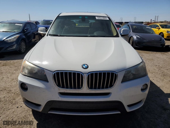 2011 BMW X3 28i with VIN 5UXWX5C57BL711172, listed as a Copart auction lot 50624805 with 157,665 mi miles and Clean Title. Bid and sale history available at carsss.com. Image 5.
