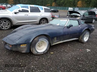 1981 Chevrolet Corvette with VIN 1G1AY8766BS403955, listed as a Copart auction lot 82468944 with 0 mi miles and Clean Title. Bid and sale history available at carsss.com. Image 1.