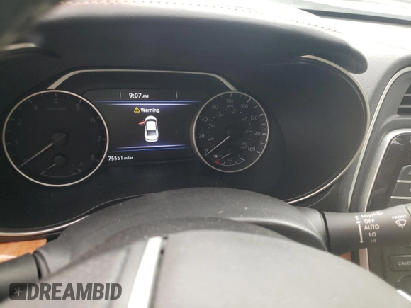 2019 Nissan Maxima Platinum z VIN 1N4AA6AV0KC363601, wystawiony jako Copart lot #49549415 z przebiegiem 75 551 mil mil oraz Szkody całkowita. Historia ofert i sprzedaży dostępna na DreamBid. Obrazek 9.