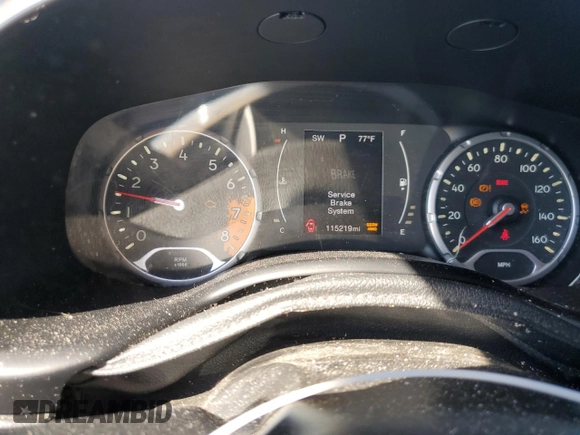2015 Jeep Renegade Sport with VIN ZACCJBAT0FPB54554, listed as a Copart auction lot 66386814 with 115,219 mi miles and Salvage Title. Bid and sale history available at DreamBid. Image 9.