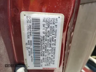1999 Toyota Camry LE z VIN JT2BG22K6X0274398, wystawiony jako Copart lot #57263795 z przebiegiem 202 944 mil mil oraz Szkoda całkowita • Salvage title. Historia ofert i sprzedaży dostępna na DreamBid. Obrazek 12.