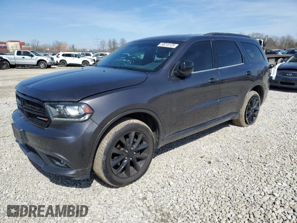 2018 Dodge Durango GT with VIN 1C4RDJDG3JC194788, listed as a Copart auction lot 50015125 with 87,524 mi miles and Salvage Title. Bid and sale history available at DreamBid. Image 1.