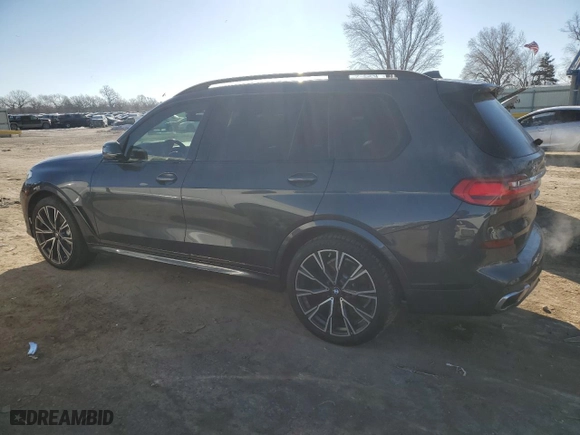 2019 BMW X7 xDrive50i with VIN 5UXCX4C58KLS39108, listed as a Copart auction lot 42416005 with 94,177 mi miles and Salvage Title. Bid and sale history available at carsss.com. Image 2.