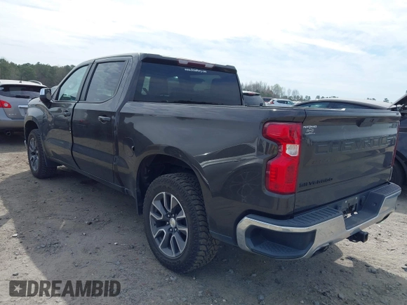 2021 Chevrolet Silverado 1500 LT with VIN 3GCUYDED7MG426301, listed as a IAAI auction lot 41836686 with 62,710 mi miles and . Bid and sale history available at DreamBid. Image 3.