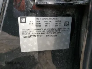 2016 Cadillac ATS Standard AWD z VIN 1G6AG5RXXG0197107, wystawiony jako Copart lot #43276415 z przebiegiem 100 077 mil mil oraz Szkoda całkowita • Salvage title. Historia ofert i sprzedaży dostępna na DreamBid. Obrazek 12.