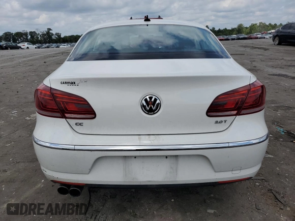 2013 Volkswagen CC Sport with VIN WVWBP7ANXDE566621, listed as a Copart auction lot 65398224 with 75,498 mi miles and Clean Title. Bid and sale history available at carsss.com. Image 6.