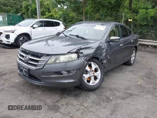 2011 Honda Crosstour EX-L z VIN 5J6TF1H53BL001091, wystawiony jako IAAI lot #42281428 z przebiegiem 154 873 mil mil oraz . Historia ofert i sprzedaży dostępna na DreamBid. Obrazek 2.