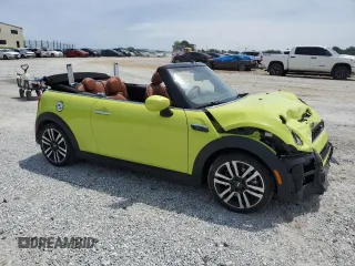 2022 MINI Convertible Cooper S z VIN WMW43DL0XN3P09016, wystawiony jako Copart lot #56379755 z przebiegiem 32 509 mil mil oraz Szkoda całkowita • Salvage title. Historia ofert i sprzedaży dostępna na DreamBid. Obrazek 4.