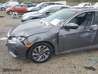 2018 Honda Civic Sedan EX with VIN 19XFC2F74JE027552, listed as a IAAI auction lot 41951053 with 107,319 mi miles. Bid and sale history available at carsss.com. Image 6.