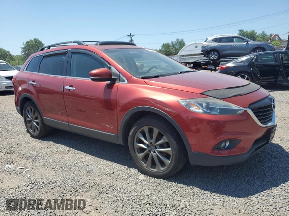 2014 Mazda CX-9 Grand Touring with VIN JM3TB3DVXE0433886, listed as a Copart auction lot 62325285 with 114,343 mi miles and Clean title. Bid and sale history available at DreamBid. Image 4.