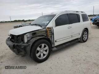 2014 Nissan Armada SV z VIN 5N1BA0ND9EN610504, wystawiony jako Copart lot #53310295 z przebiegiem 133 166 mil mil oraz Szkoda całkowita • Salvage title. Historia ofert i sprzedaży dostępna na DreamBid. Obrazek 1.