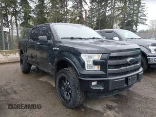 2015 Ford F-150 XLT with VIN 1FTEW1EG9FFB36102, listed as a IAAI auction lot 42008173 with 379,108 mi miles. Bid and sale history available at carsss.com. Image 1.