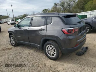 2018 Jeep Compass Sport with VIN 3C4NJCAB7JT136974, listed as a Copart auction lot 50920255 with 107,557 mi miles and Non Repairable. Bid and sale history available at carsss.com. Image 2.
