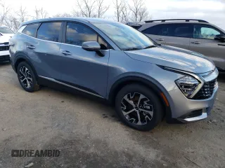2025 Kia Sportage EX with VIN 5XYK33DF0SG256393, listed as a Copart auction lot 83402764 with 0 mi miles and Salvage Title. Bid and sale history available at carsss.com. Image 4.