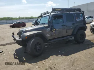 2017 Jeep Wrangler Unlimited Sport with VIN 1C4BJWDG9HL590211, listed as a Copart auction lot 62716075 with 142,262 mi miles and Salvage title. Bid and sale history available at DreamBid. Image 1.