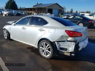 2006 Lexus IS 250 with VIN JTHBK262165021067, listed as a IAAI auction lot 41561905 with Not provided miles and . Bid and sale history available at DreamBid. Image 3.