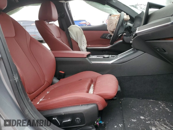 2024 BMW 3 Series M340i xDrive with VIN 3MW49FF03R8D99326, listed as a Copart auction lot 41966425 with 0 mi miles and Salvage Title. Bid and sale history available at carsss.com. Image 7.