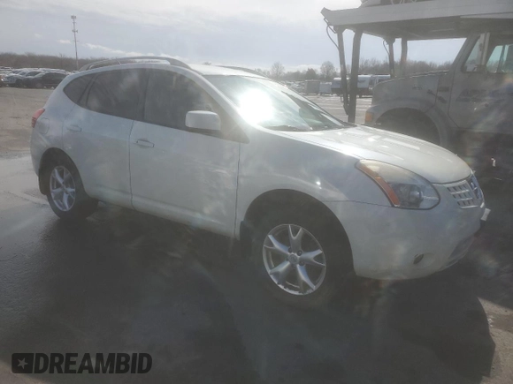 2008 Nissan Rogue SL with VIN JN8AS58V78W138465, listed as a Copart auction lot 49464985 with 147,360 mi miles and Salvage Title. Bid and sale history available at DreamBid. Image 4.