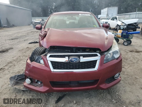 2014 Subaru Legacy с VIN 4S3BMCN67E3025396, выставлен на аукционе Copart как лот 80635774 с пробегом 72 021 миль миль и Списание • Salvage title. История ставок и продаж доступна на DreamBid. Изображение 5.