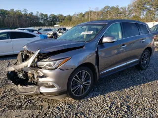 2016 Infiniti QX60 with VIN 5N1AL0MN0GC525565, listed as a Copart auction lot 48659845 with 272,819 mi miles and Salvage Title. Bid and sale history available at carsss.com. Image 1.