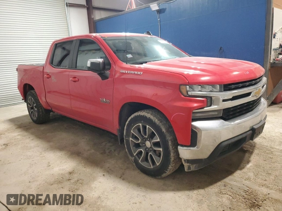 2020 Chevrolet Silverado 1500 LT with VIN 3GCPWCED0LG267262, listed as a Copart auction lot 45752815 with 106,765 mi miles and Salvage Title. Bid and sale history available at carsss.com. Image 4.