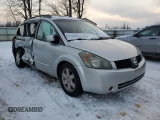 2005 Nissan Quest SE with VIN 5N1BV28U25N139355, listed as a Copart auction lot 42099435 with 17,422 mi miles and Salvage Title. Bid and sale history available at carsss.com. Image 4.
