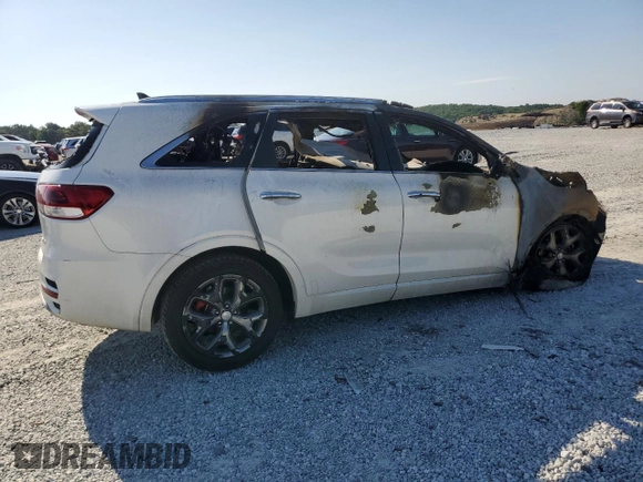 2017 Kia Sorento SXL z VIN 5XYPK4A5XHG312732, wystawiony jako Copart lot #58130455 z przebiegiem Nie podano mil oraz Nie do naprawy • Non repairable. Historia ofert i sprzedaży dostępna na DreamBid. Obrazek 3.