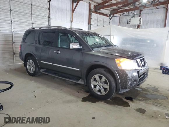 2012 Nissan Armada Platinum z VIN 5N1AA0NE9CN613789, wystawiony jako Copart lot #55098845 z przebiegiem 255 741 mil mil oraz Szkoda całkowita • Salvage title. Historia ofert i sprzedaży dostępna na DreamBid. Obrazek 4.