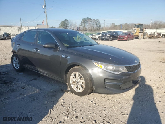2016 Kia Optima LX with VIN 5XXGT4L32GG027552, listed as a Copart auction lot 47564865 with 160,214 mi miles and Salvage Title. Bid and sale history available at carsss.com. Image 4.