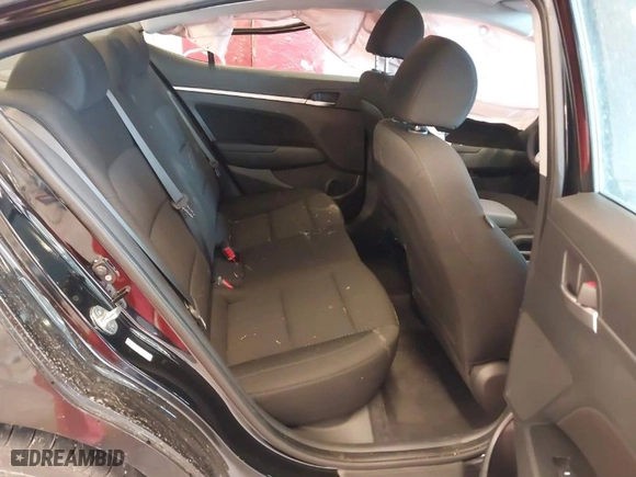 2019 Hyundai Elantra SEL with VIN KMHD84LF6KU856136, listed as a IAAI auction lot 41721292 with 33,125 mi miles. Bid and sale history available at carsss.com. Image 8.