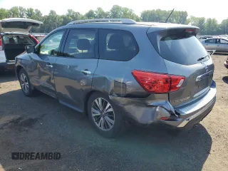 2017 Nissan Pathfinder SL with VIN 5N1DR2MM2HC603702, listed as a Copart auction lot 62452515 with 87,994 mi miles and Salvage title. Bid and sale history available at DreamBid. Image 2.