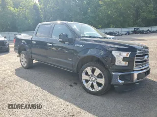 2016 Ford F-150 XLT with VIN 1FTEW1EG7GFC72102, listed as a Copart auction lot 61249415 with 52,492 mi miles and Salvage title. Bid and sale history available at DreamBid. Image 4.