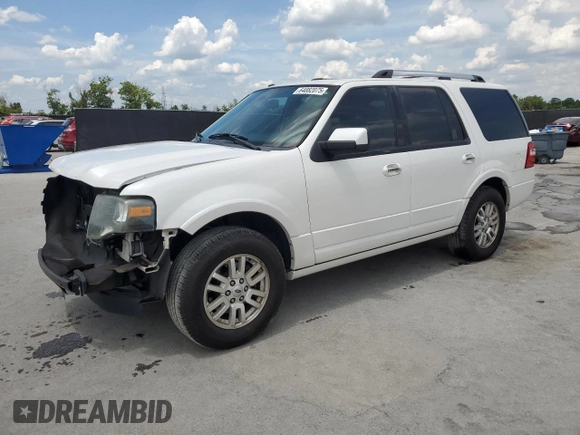 2012 Ford Expedition Limited with VIN 1FMJU1K52CEF67871, listed as a Copart auction lot 64082075 with 141,543 mi miles and Salvage title. Bid and sale history available at DreamBid. Image 1.