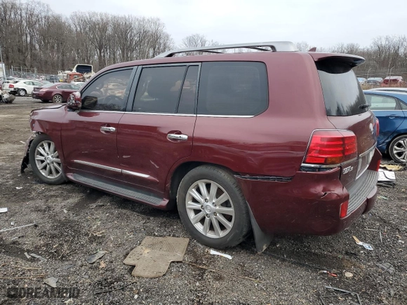 2008 Lexus LX 570 with VIN JTJHY00W884012477, listed as a Copart auction lot 86444784 with 0 mi miles and Clean Title. Bid and sale history available at carsss.com. Image 2.