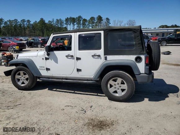 2015 Jeep Wrangler Unlimited Sport with VIN 1C4BJWDG5FL511419, listed as a Copart auction lot 49685405 with 98,595 mi miles and Salvage Title. Bid and sale history available at carsss.com. Image 2.