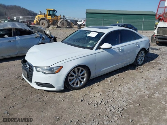 2015 Audi A6 2.0T Premium Plus with VIN WAUGFAFC4FN016103, listed as a IAAI auction lot 41774479 with 125,412 mi miles. Bid and sale history available at carsss.com. Image 2.