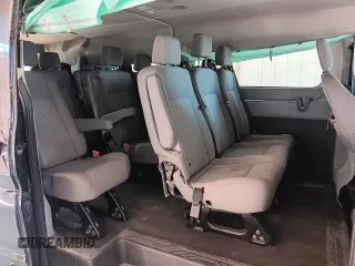 2018 Ford Transit Passenger XL with VIN 1FBZX2YG9JKA79775, listed as a Copart auction lot 60044743 with 57,404 mi miles and Salvage Title. Bid and sale history available at DreamBid. Image 11.