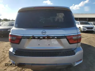 2022 Nissan Armada SV with VIN JN8AY2AC5N9161632, listed as a Copart auction lot 76475753 with 17,665 mi miles. Bid and sale history available at carsss.com. Image 6.