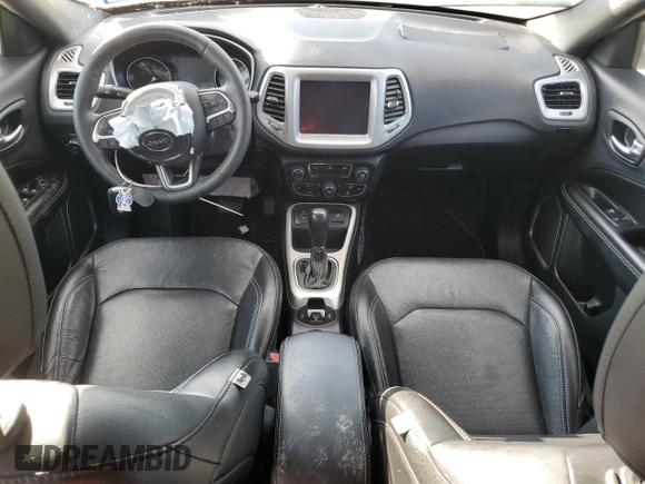 2021 Jeep Compass 80th Anniversary with VIN 3C4NJCEB3MT550073, listed as a Copart auction lot 80508234 with 29,690 mi miles and Salvage Title. Bid and sale history available at carsss.com. Image 8.