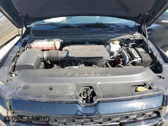 2022 Ram 1500 Big Horn with VIN 1C6RRFFG6NN283316, listed as a Copart auction lot 62419314 with 40,848 mi miles and Salvage Title. Bid and sale history available at carsss.com. Image 11.