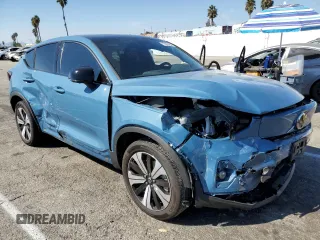 2023 Volvo C40 Recharge Pure Electric Plus with VIN YV4ED3GL0P2055183, listed as a Copart auction lot 75652404 with 14,193 mi miles and Salvage Title. Bid and sale history available at carsss.com. Image 4.