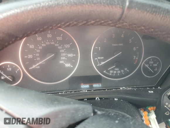 2017 BMW 3 Series 320i with VIN WBA8E1G37HNU18934, listed as a Copart auction lot 78614524 with 63,445 mi miles and Non Repairable. Bid and sale history available at DreamBid. Image 9.