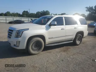 2015 Cadillac Escalade Premium with VIN 1GYS3NKJ4FR733430, listed as a Copart auction lot 59348345 with 163,053 mi miles and Salvage title. Bid and sale history available at DreamBid. Image 1.