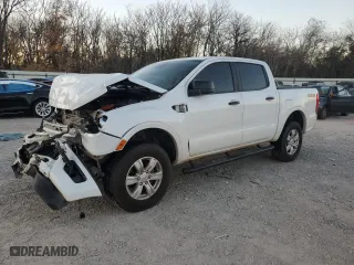 2020 Ford Ranger XL with VIN 1FTER4FH6LLA93643, listed as a Copart auction lot 87582125 with 0 mi miles and Salvage Title. Bid and sale history available at carsss.com. Image 1.