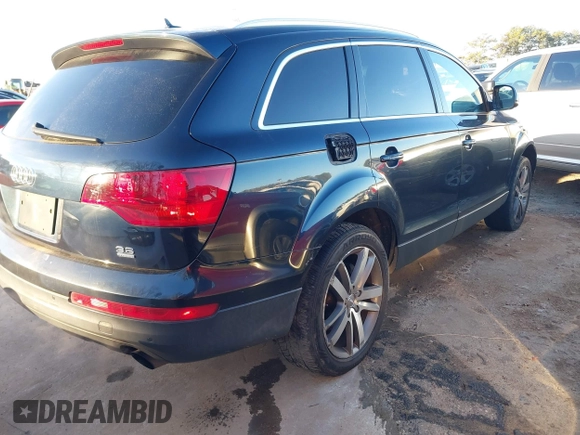2009 Audi Q7 with VIN WA1AY74L09D023868, listed as a IAAI auction lot 41308776 with 176,541 mi miles and . Bid and sale history available at DreamBid. Image 4.