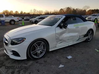 2018 Mercedes-Benz E-Class E 400 with VIN WDD1K6FB8JF038753, listed as a Copart auction lot 87055684 with 63,867 mi miles and Salvage Title. Bid and sale history available at carsss.com. Image 1.