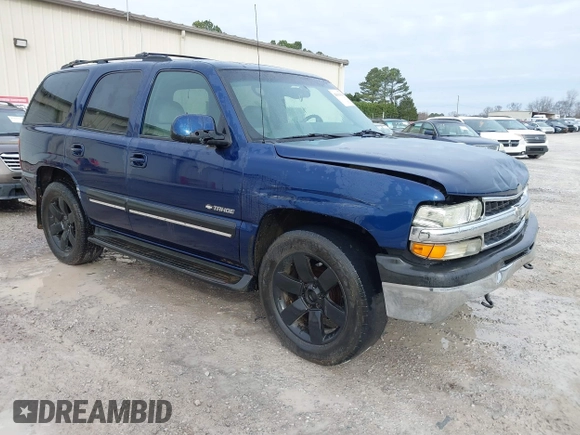 2001 Chevrolet Tahoe LT with VIN 1GNEK13T81J207380, listed as a IAAI auction lot 41611619 with 176,198 mi miles. Bid and sale history available at carsss.com. Image 1.