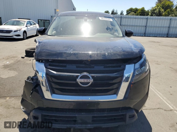 2023 Nissan Pathfinder S z VIN 5N1DR3AC4PC261640, wystawiony jako Copart lot #56339595 z przebiegiem 39 626 mil mil oraz Nie do naprawy • Non repairable. Historia ofert i sprzedaży dostępna na DreamBid. Obrazek 5.